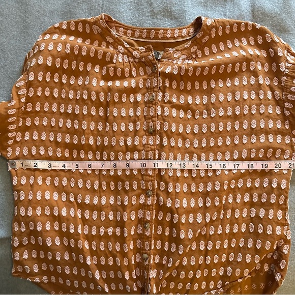 Anthropologie pilcro tavi textured button down size S - Picture 5 of 8